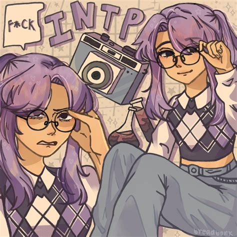 drew intp in my style!! :] : r/mbti