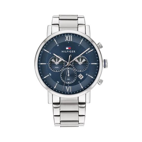Tommy Hilfiger Mens Navy Blue Stainless Steel Watch - TH1710409 – The ...