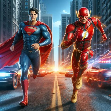 Flash vs Superman carrera | Super héroe, Imagenes de superman, Superhéroes