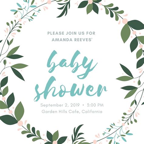 Free, custom printable baby shower invitation templates | Canva