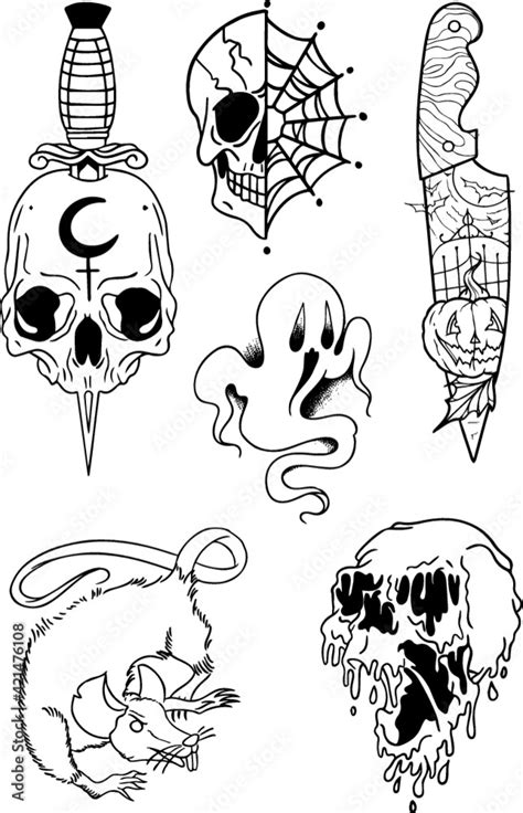 horror flash tattoo ideas