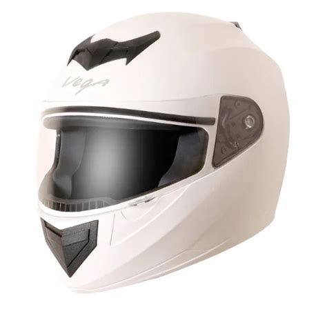 Vega Edge White Helmet | Shop Helmets at BIKERSTORE.IN – BikerStore.in