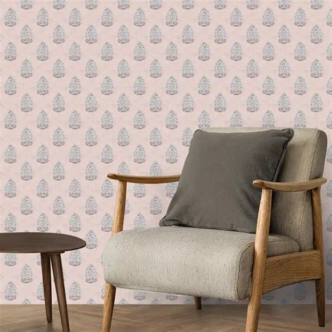 Amaya Indian Design Wallpaper Roll in Pink Color | Life n Colors