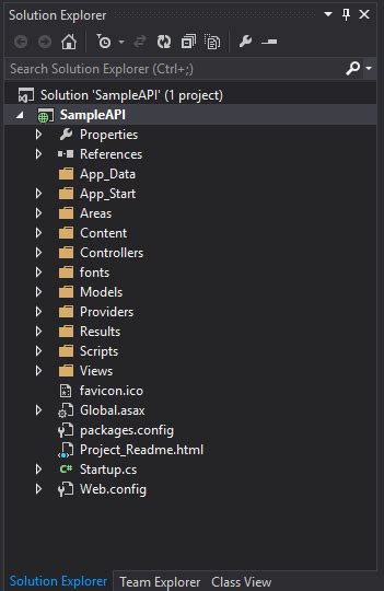 Image result for Organization of .Net Web API Project D Folder