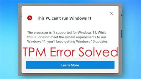 Image result for TPM 2.0 Error Fix by Tech X Help