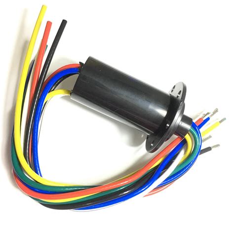 Buy Taidacent 6 Wires12 Wires 2A 5A 10A 15A 20A 30A Slip Ring Collector ...