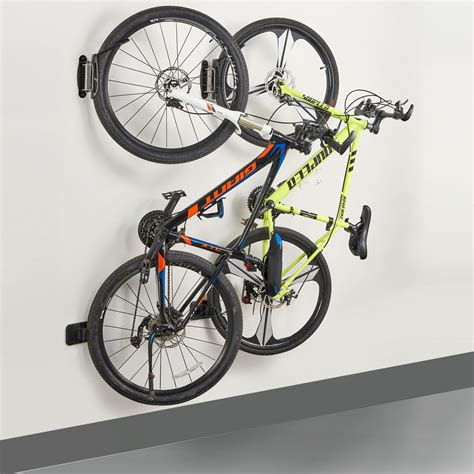 Amazon.com: Wallmaster Swivel Double Bearing Design Bike Rack, Wall ...