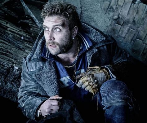 In Suicide Squad (2016) throughout the movie Captain Boomerang always ...