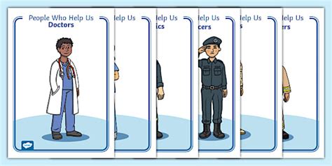 People Who Help Us in Kuwait – Community Helper Display Posters