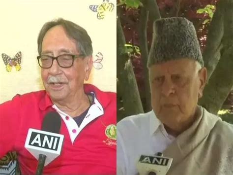 "I have been misquoted, my book is full of praise for Farooq Abdullah ...