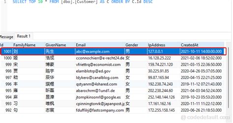 SqlCommand Example 的图像结果