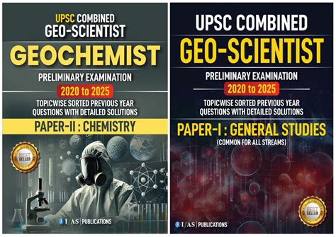 UPSC GEO-Scientist Geochemist PYQ Books Paper 1-General Studies & Pape ...