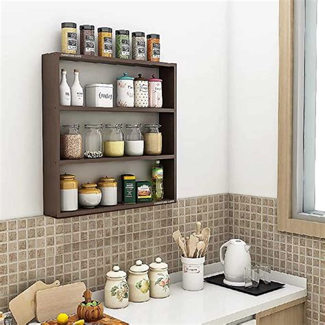 Furniture Cafe Engineered Wood Multipurpose Wall Shelf Floating Shelves ...