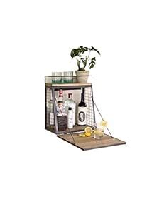 Kalalou Liquor Cabinet with Fold Down Shelf : Amazon.in: Home & Kitchen