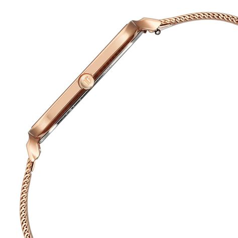 Buy Online Titan Edge Quad Quartz Analog White Dial With Rose Gold ...