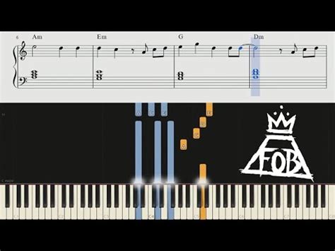 Image result for Fall Out Boy Keyboard Tutorial