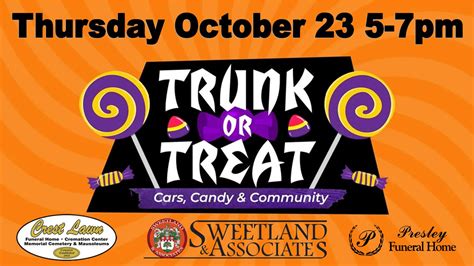 Crest Lawn/ Presley Funeral Home Trunk or Treat