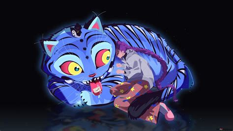 HUNTR/X Demon Girl 'Rumi' with Tiger Derpy | K-Pop Demon Hunters 4K ...