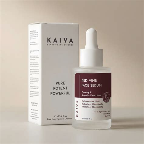 Red Vine Face Serum with Rice Water & Peptides – KAIVA