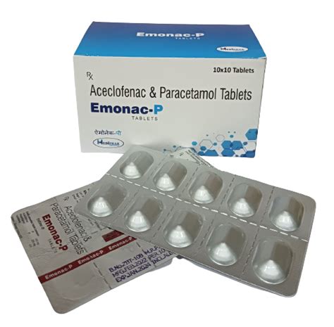 Maodic P - Diclofenac Potassium and Paracetamol Tablets - Mediphar ...