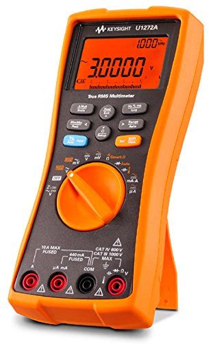 Keysight U1272A Handheld Digital Multimeter, 4.5 Digit, Water and Dust ...