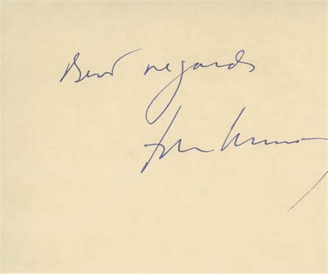 President John F. Kennedy signature cut. GFA Authenticated