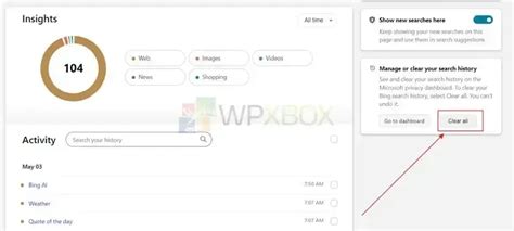 Cómo eliminar el historial de búsqueda de IA de Bing Talk - 4pmtech (Spain)