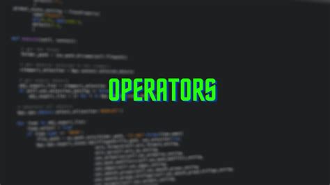Operator in Python Program 的图像结果