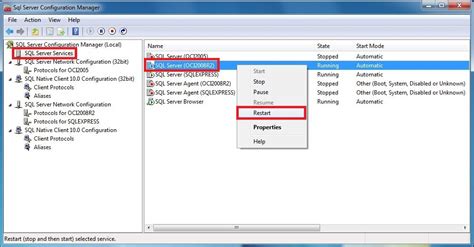 Image result for SQL Server Configuration Manager 2008