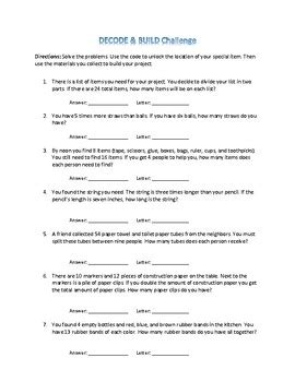 Image result for Decode Design Math Worksheet Answers