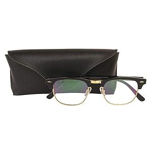 Buy Arzonai ClubMaster Square Shape Black-Transparent UV Protection ...