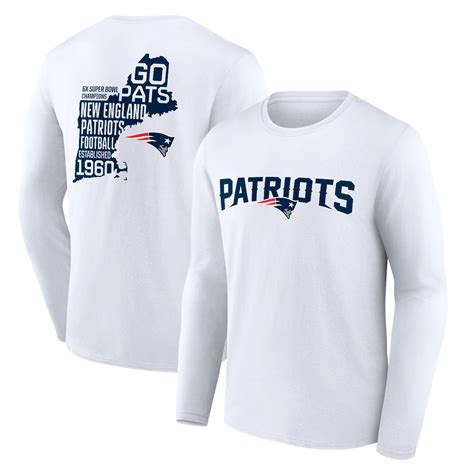 New England Patriots Hometown Hot Shot Graphic Long Sleeve T-Shirt ...