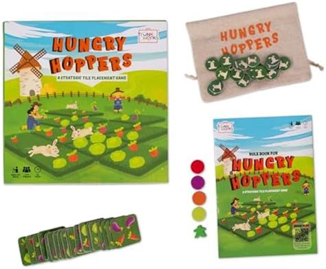 Buy Trunk Works Hungry Hoppers | Family Strategy Board Game for Kids ...