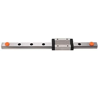 200mm Linear Rail Guide with MGN12H Stainless Steel Black Carriage ...