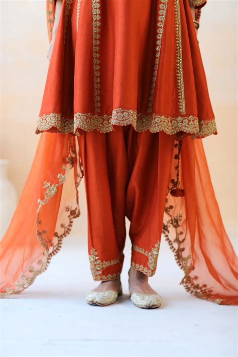 Fire rust kurta set – Aman Takyar