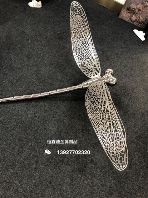 不锈钢铁艺蜻蜓雕塑，商业公共空间首选! - 深圳市巧工坊工艺饰品有限公司