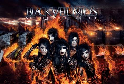 Download Members of Black Veil Brides on stage Wallpaper | Wallpapers.com
