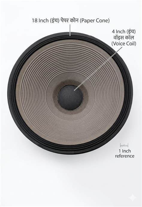 S55 18-Inch Pro Audio Speaker Cone – 4-Inch Voice Coil – SLVSALES
