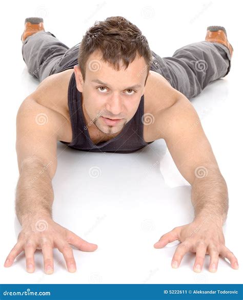 Man Lying On Floor Stock Image - Image: 5222611