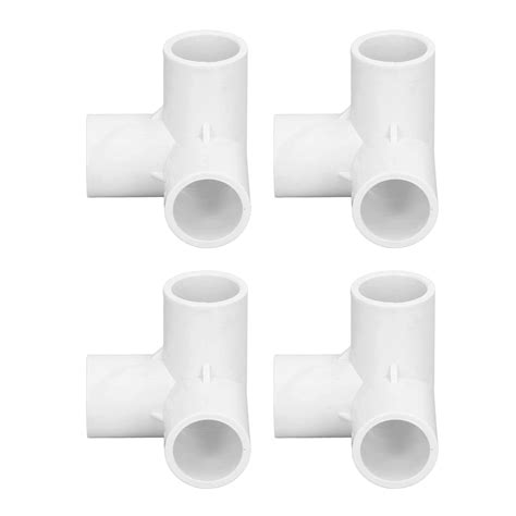 DUHJ 3 Way Pipe Fittings, Easy To Connect Impact Resistant Stable PVC ...