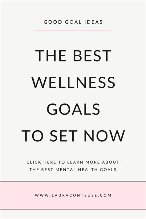 Wellness Goals