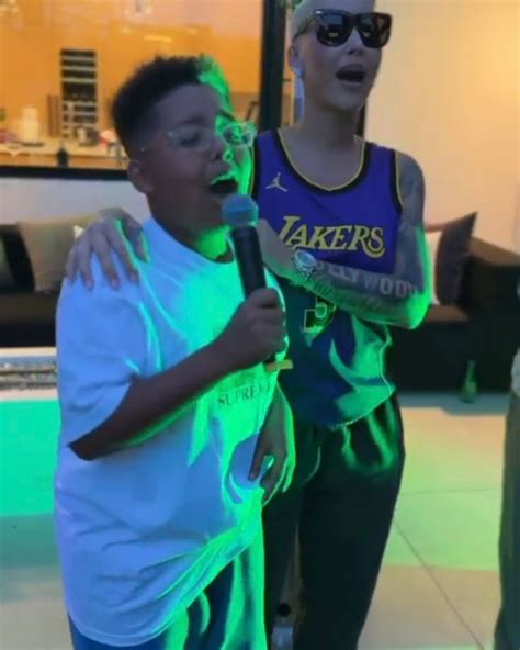 Wiz Khalifa, Amber Rose Celebrate Son's 10th Birthday: Photos