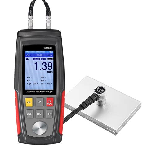 Camway Digital Ultrasonic Thickness Gauge Meter With Calibration High ...