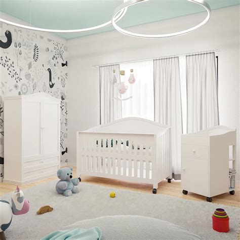 Buy TBS Nightingale Theme Cot Set for Baby| (Cot/Changing Table ...