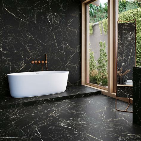 Black Tile Bathroom Floor Black Bathroom Tile Ideas 15 Ways To Make
