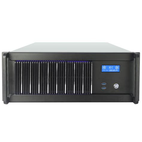 19inch 4U 6Bay rackmount IPC server chassis with hotswap CD-ROM for storage