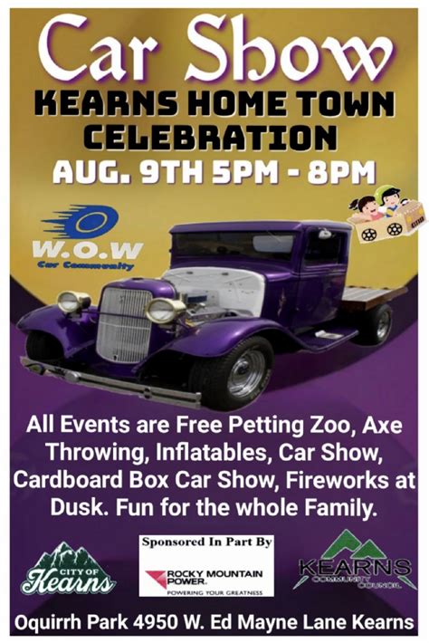 Kearns Day Car Show 2025 - Utah Car Czar