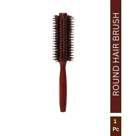 Wooden Round Hair Brush | Best Round Hair Brush for Men & Women ...