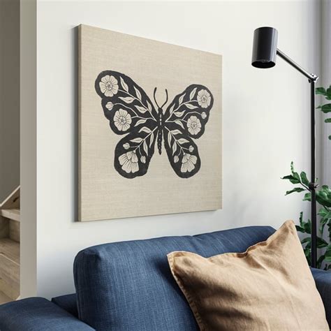 GRÖNMES picture, Butterfly, 56x56 cm (22x22") - IKEA