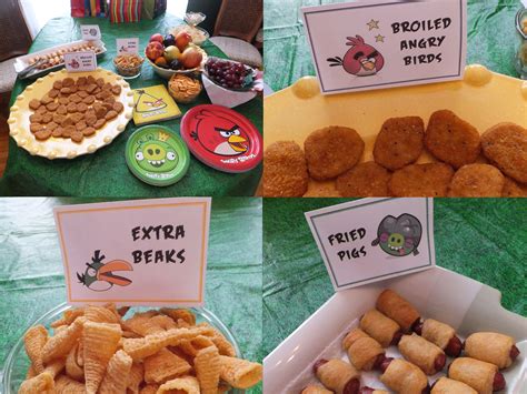 Angry Birds Party Food Ideas Creative Angry Birds Birthday Party